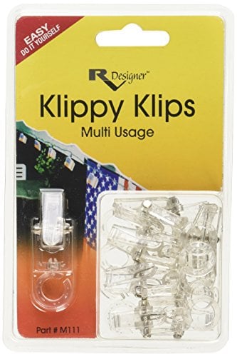 Book Cover RV Designer Clear Collection M111 Klippy Klips (Pkg 10)