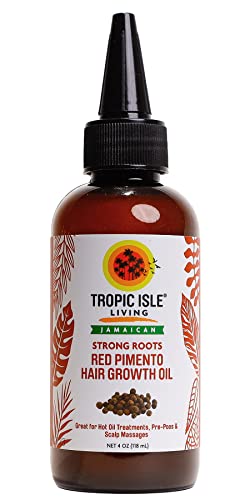 Book Cover Tropic Isle Living Strong Roots Red Pimento Hair Growth Oil 4oz