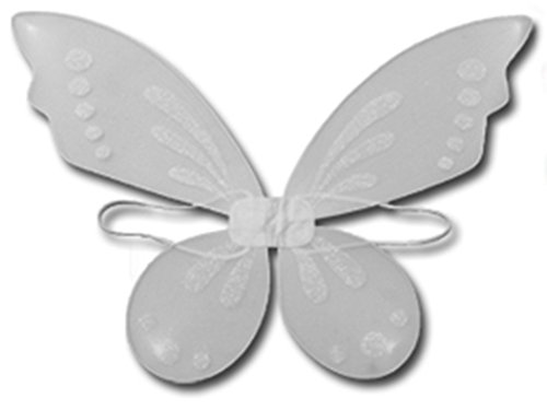 Book Cover Fairy Wings - Pixie Wings - Tinkerbell Wings - White
