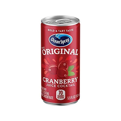 Book Cover Ocean Spray Cranberry Juice Cocktail Mini Cans, 5.5 Ounce (Pack of 48)