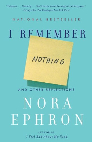 Book Cover I Remember Nothing