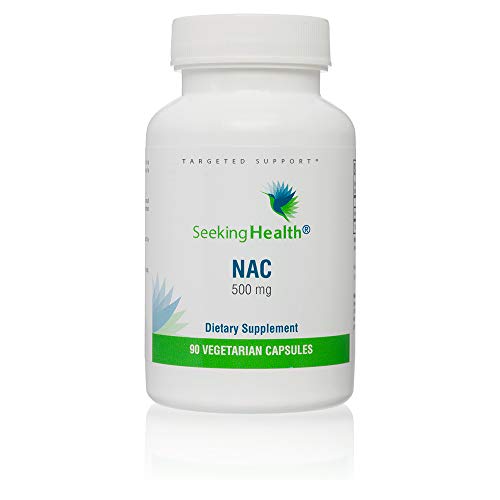 Book Cover NAC | 500 mg N-Acetyl-L-Cysteine | Powerful Detoxifying Action| 90 Easy-To-Swallow Capsules | Free of Common Allergens | Seeking Health