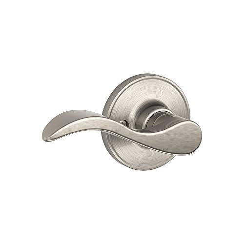 Book Cover Dexter by Schlage J10SEV619 Seville Hall and Closet Lever, Satin Nickel