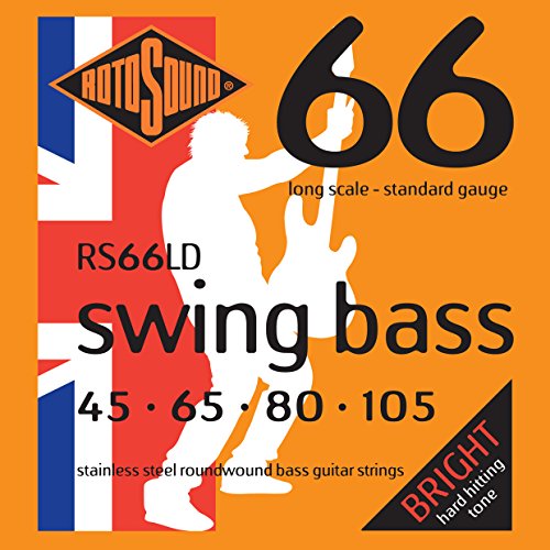 Book Cover Rotosound RS66LD Long Scale Swing 66 Bass Strings
