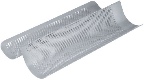 Book Cover Chicago Metallic Commercial II Non-Stick Perforated French Bread Pan -