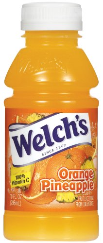 Book Cover Welch's Orange Pineapple Drink, 10-Ounce Bottles (Pack of 24)