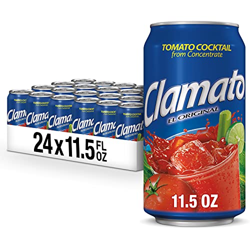Book Cover Clamato Original Tomato Cocktail, 11.5 fl oz cans (Pack of 24)