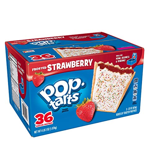 Book Cover Pop-Tarts Breakfast Toaster Pastries, Frosted Strawberry Flavored, 66 oz (36Count)