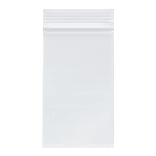 Book Cover Plymor Heavy Duty Plastic Reclosable Zipper Bags, 4 Mil, 3