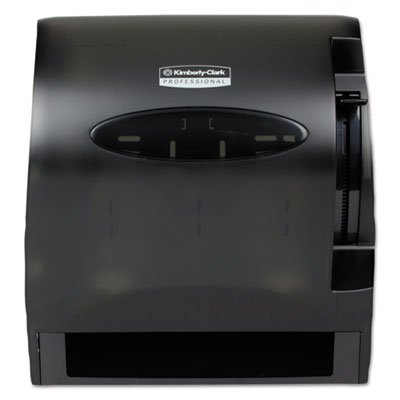 Book Cover Kimberly-Clark Professional 09765 Lev-R-Matic Roll Towel Dispenser, 13 3/10w x 9 4/5d x 13 1/2h, Smoke