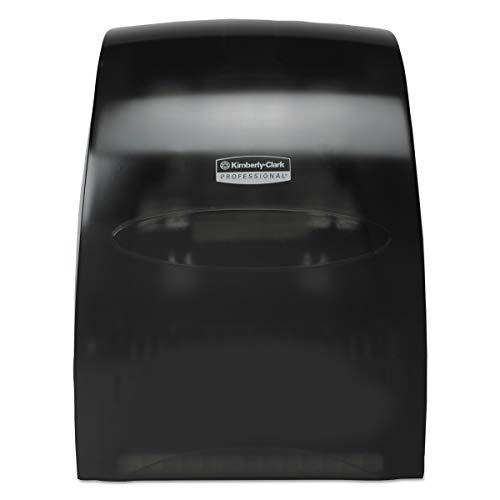 Book Cover Kimberly-Clark Professional 09996 Sanitouch Hard Roll Towel Dispenser, 12 63/100w x 10 1/5d x 16 13/100h, Smoke