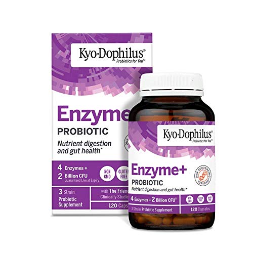 Book Cover Kyo-Dophlius Enzymes + Probiotic, Nutrient Digestion and Gut Health*, 120 capsules (Packaging may vary)