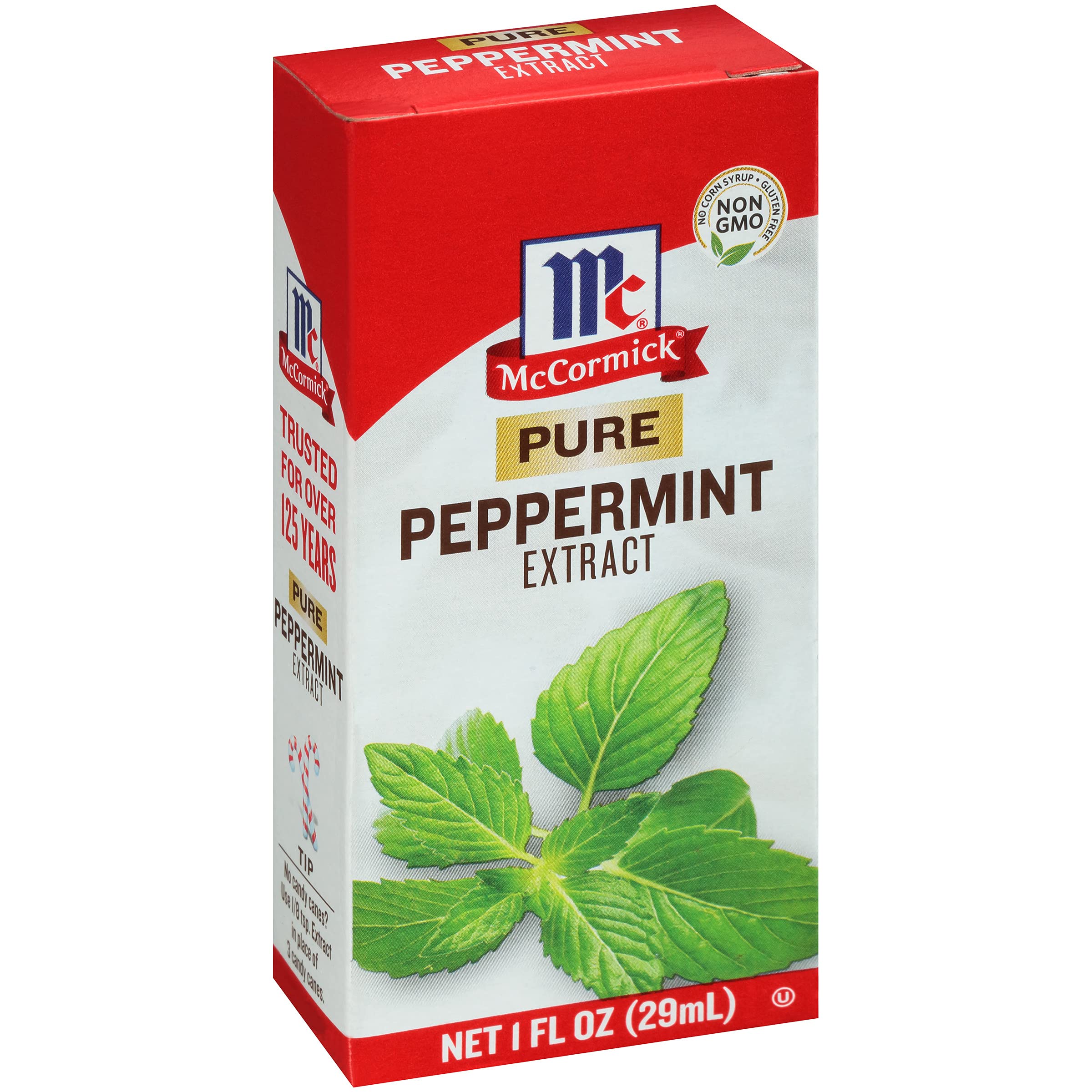 Book Cover McCormick Pure Peppermint Extract, 1 fl oz
