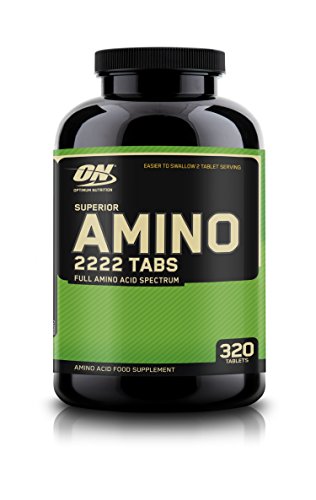 Book Cover OPTIMUM NUTRITION Superior Amino 2222 Tablets, Complete Essential Amino Acids, EAAs, 320 Count