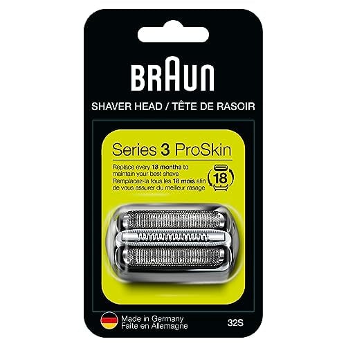 Book Cover Braun Series 3 32S Foil & Cutter Replacement Head, Compatible with Models 3000s, 3010s, 3040s, 3050cc, 3070cc, 3080s, 3090cc