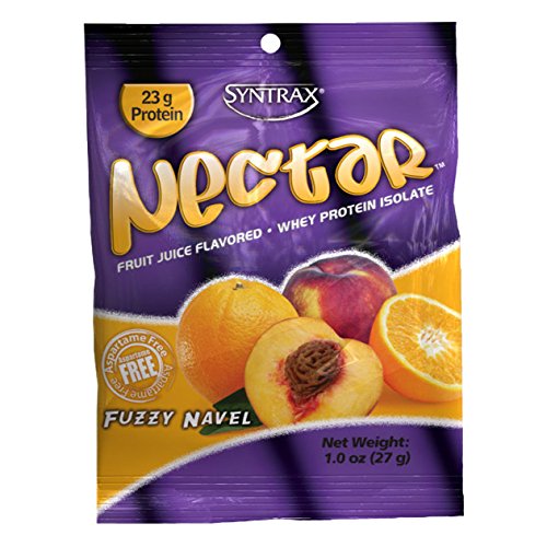 Book Cover Syntrax Nectar Grab N Go, Fuzzy Navel, 1-Ounce Pouches (Pack of 12)