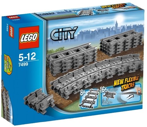 Book Cover LEGO City Flexible Tracks 7499 Train Toy Accessory