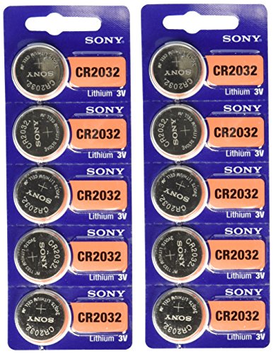 Book Cover Sony CR2032 Lithium 3V Batteries (2 x Pack of 5)
