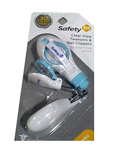 Book Cover Safety 1st Clear View Tweezer and Nail Clipper Combo
