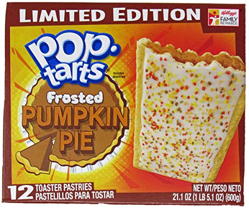 Book Cover Kellogg's Pop-Tarts - Pumpkin Pie (Limited Edition) - 12 Toaster Pastries, 21.1-oz.