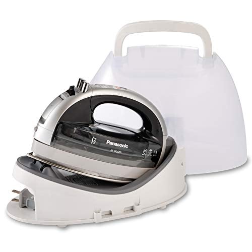 Book Cover Panasonic NI-WL600 Cordless, Portable 1500W Contoured Multi-Directional Steam/Dry Iron, Stainless Steel Soleplate, Power Base and Carrying/Storage Case, Silver