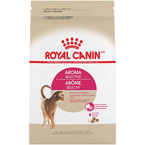 Book Cover Royal Canin Aroma Selective Dry Cat Food, 3 lb bag