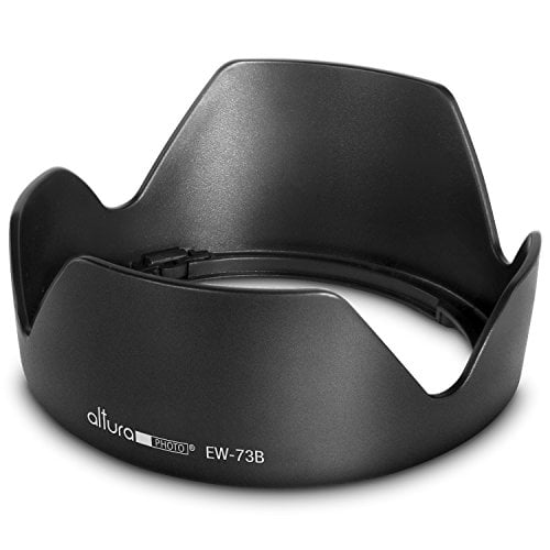 Book Cover (EW-73B Replacement) Altura Photo Lens Hood for Canon 18-135mm EF-S f/3.5-5.6 is, EF-S 18-135mm f/3.5-5.6 is STM, 17-85mm EF-S f/4.5-5.6 is USM
