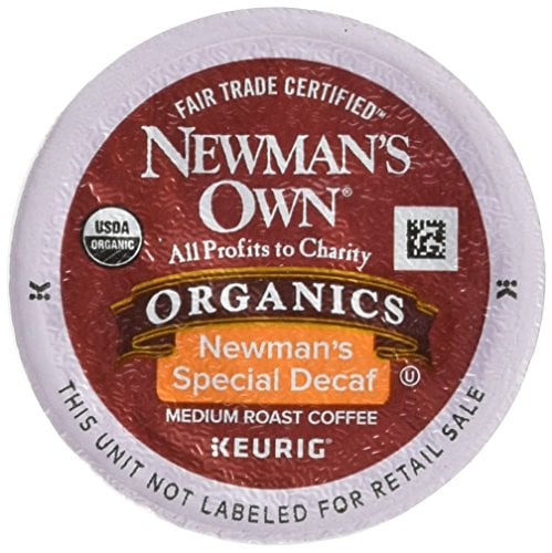 Book Cover Newman's Own Organics Newman's Special Decaf Keurig Single-Serve K-Cup Pods, Medium Roast Coffee, 24 Count