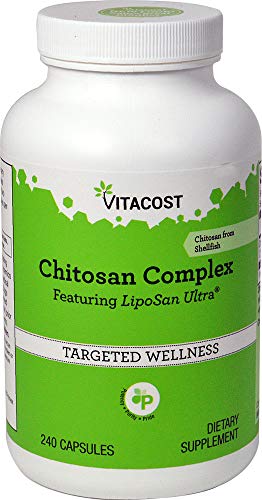 Book Cover Vitacost Chitosan - 1500 mg per Serving - 240 Capsules