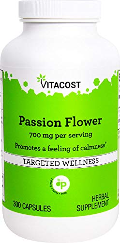 Book Cover Vitacost Passion Flower - 700 mg per Serving - 300 Capsules