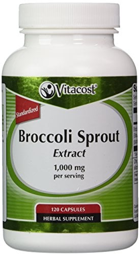 Book Cover Vitacost Broccoli Sprout Extract -- 1,000 mg per serving - 120 Capsules