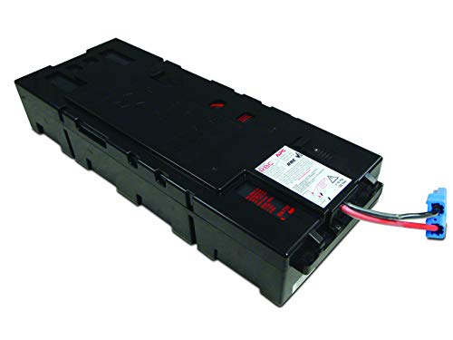 Book Cover APC UPS Battery Replacement, APCRBC115, for APC Smart-UPS Models SMX1500RM2U, SMX1500RM2UNC, SMX1500RMNCUS, SMX1500RMUS Black