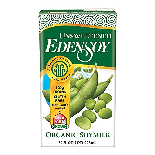 Book Cover Eden Soymilk Unsweetened Organic, 32-ounces (Pack of6)