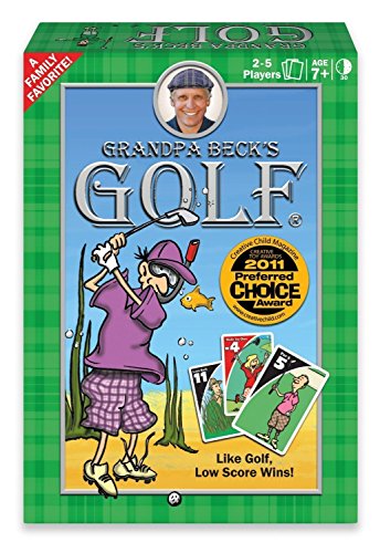 Book Cover Grandpa Beckâ€™s Golf Card Game | A Fun Family-Friendly Strategy Game | Enjoyed by Kids, Teens and Adults | From the Creators of Cover Your Assets | Table or Travel Game | Ideal for 2-5 Players Ages 8+