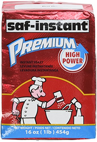 Book Cover SAF Instant Premium Yeast 16 Oz, (Single Pack)