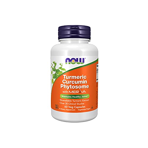 Book Cover NOW Supplements, Curcumin Phytosome, Bio-Enhanced Turmeric Extract, 60 Veg Capsules