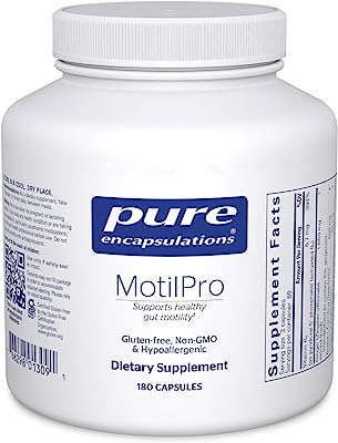 Book Cover Pure Encapsulations - MotilPro - Hypoallergenic Dietary Supplement to Promote Healthy Gut Motility* - 180 Capsules