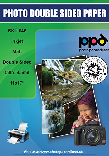 Book Cover PPD Inkjet Matte Double Sided Heavyweight Paper 11 x 17
