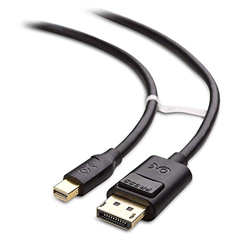 Book Cover Cable Matters Gold Plated Mini DisplayPort | Thunderbolt to DisplayPort Cable in White 2 Metres