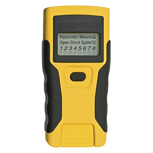 Book Cover Klein Tools VDV526-052 Cable Tester, LAN Scout Jr. Network Tester / Continuity Tester for RJ45 Data Cable Twisted Pair Connections