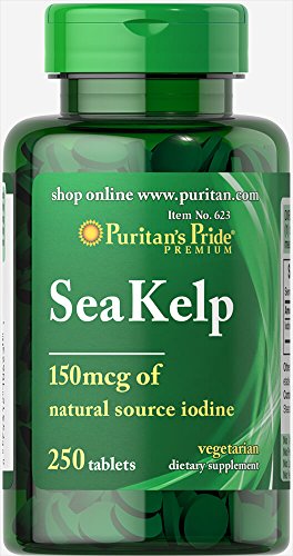 Book Cover Puritan's Pride Sea Kelp-250 Tablets