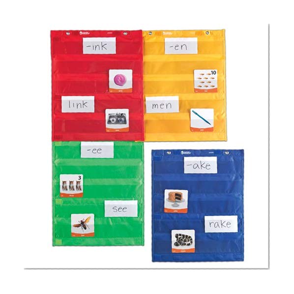 Book Cover Learning Resources Magnetic Pocket Chart Squares