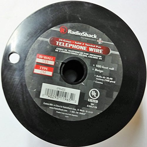 Book Cover Radio Shack 100-Ft. 4-Conductor Phone Cable