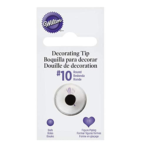 Book Cover Wilton Round Tip, 10 Carded, Stainless Steel