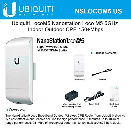Book Cover Ubiquiti NanoStation loco M5