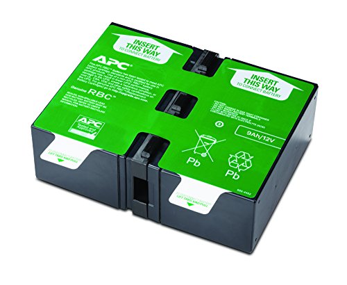 Book Cover APC UPS Battery Replacement for APC UPS Models BR1500G, BR1300G, BX1500M, BX1500G, SMC1000-2U, SMC1000-2UC, BR1500GI, SMC1000-2U, SMC1000-2UC and Select Others (APCRBC124)
