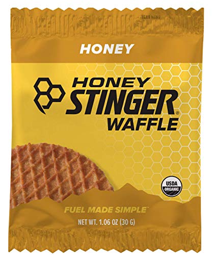 Book Cover Honey Stinger Organic Waffle, Honey, Sports Nutrition, 1.06 Ounce (16 Count)