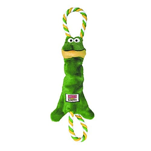 Book Cover KONG Tugger Knots Frog Dog Toy, Medium/Large