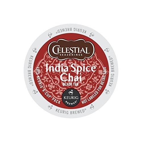 Book Cover Celestial Seasonings India Spice Chai Tea K-Cup 48 Count Case