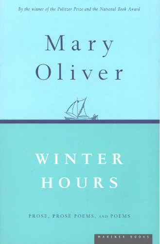 Book Cover Winter Hours: Prose, Prose Poems, and Poems
